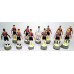 Subbuteo Andrew Table Soccer Newcastle 2018-19 kit only 12 players no bases no box